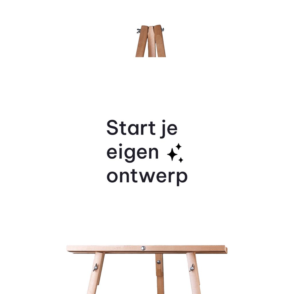 Welkomstbord bruiloft zelf maken re-board vierkant