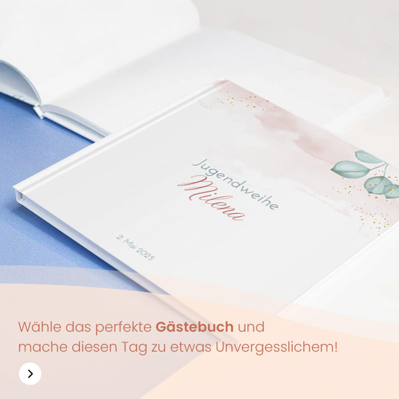 Promo Gästebuch Jugendweihe