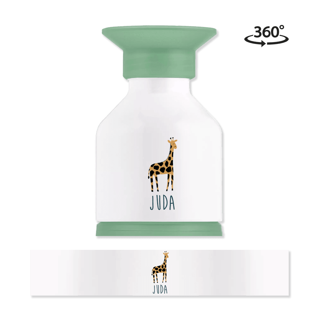 Vrolijke Dopper met naam en giraf