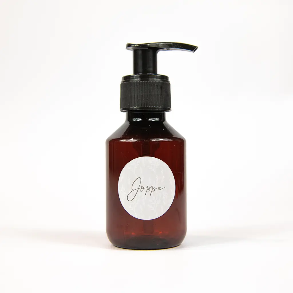 Naamsticker klassiek met takjes patroon - per 25 stuks