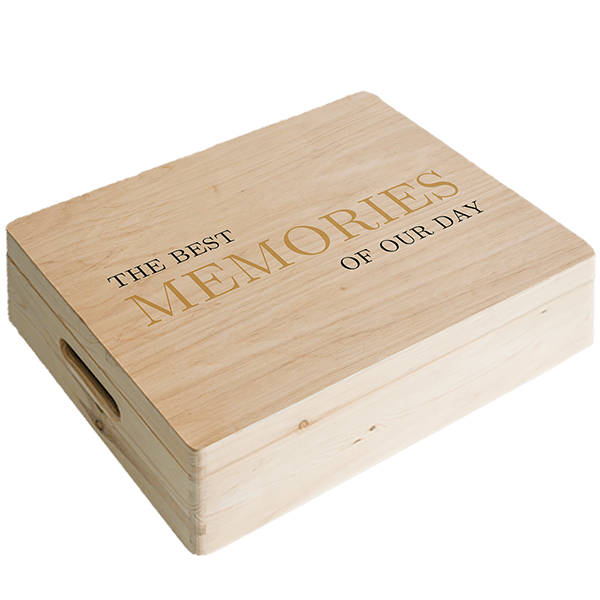 Handige bewaardoos bruiloft