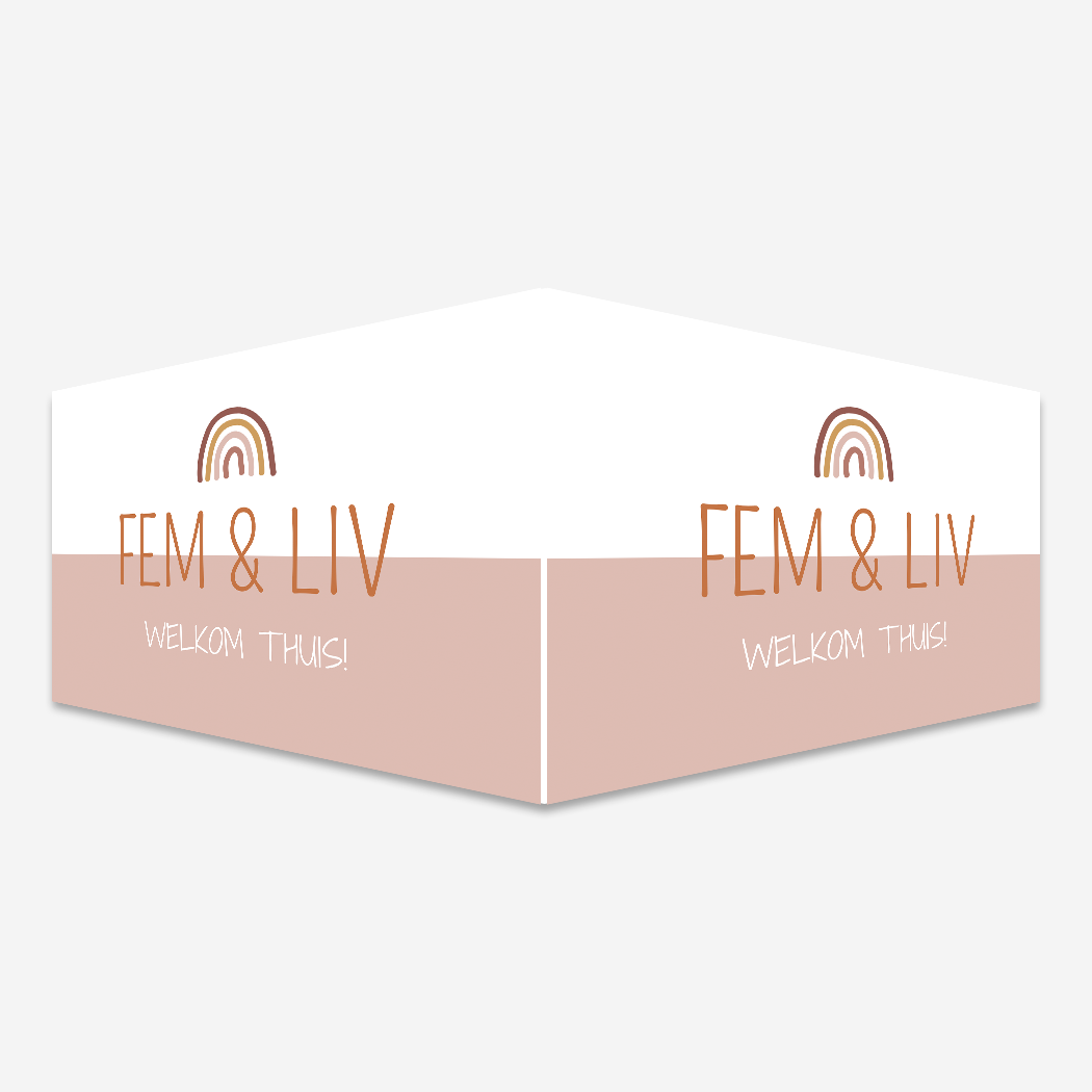 Raambord Geboortebord Welkom Thuis Tweeling