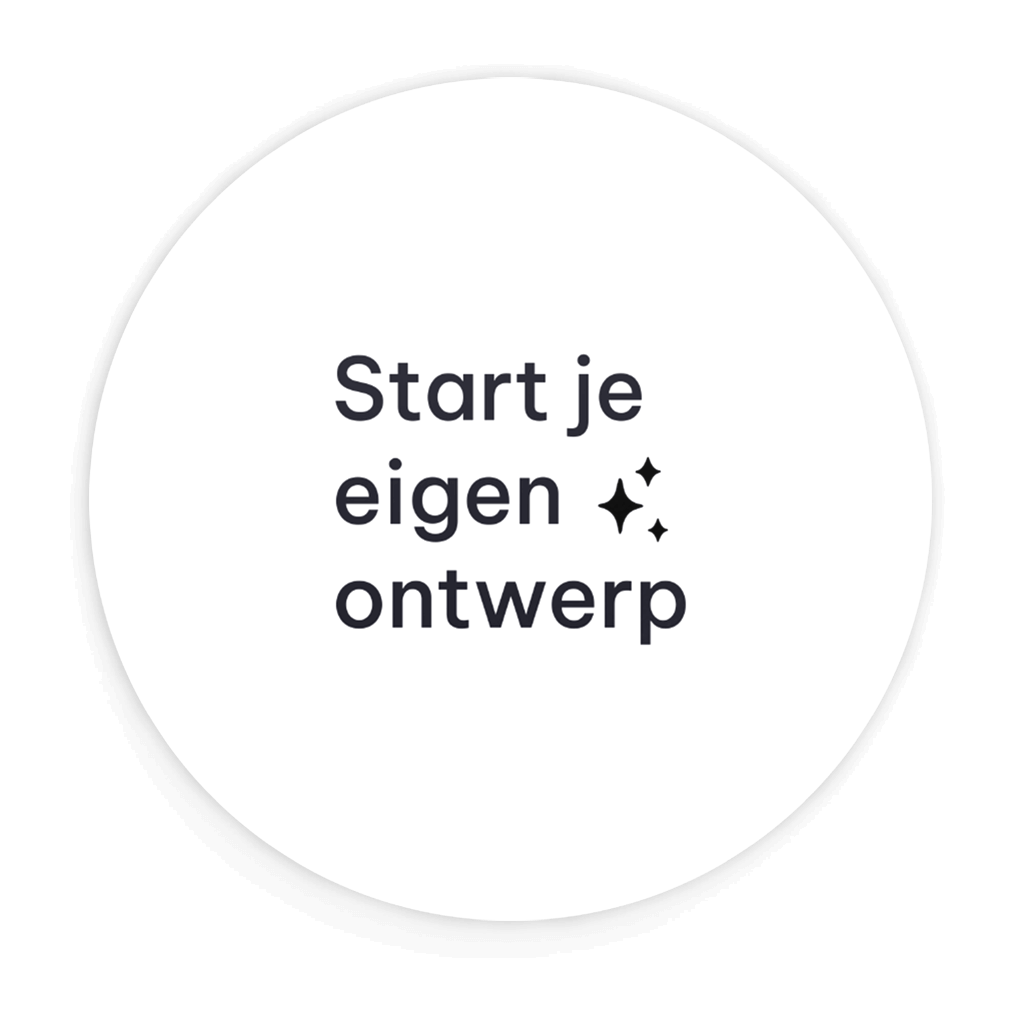 Ronde raamsticker zelf maken 60 cm