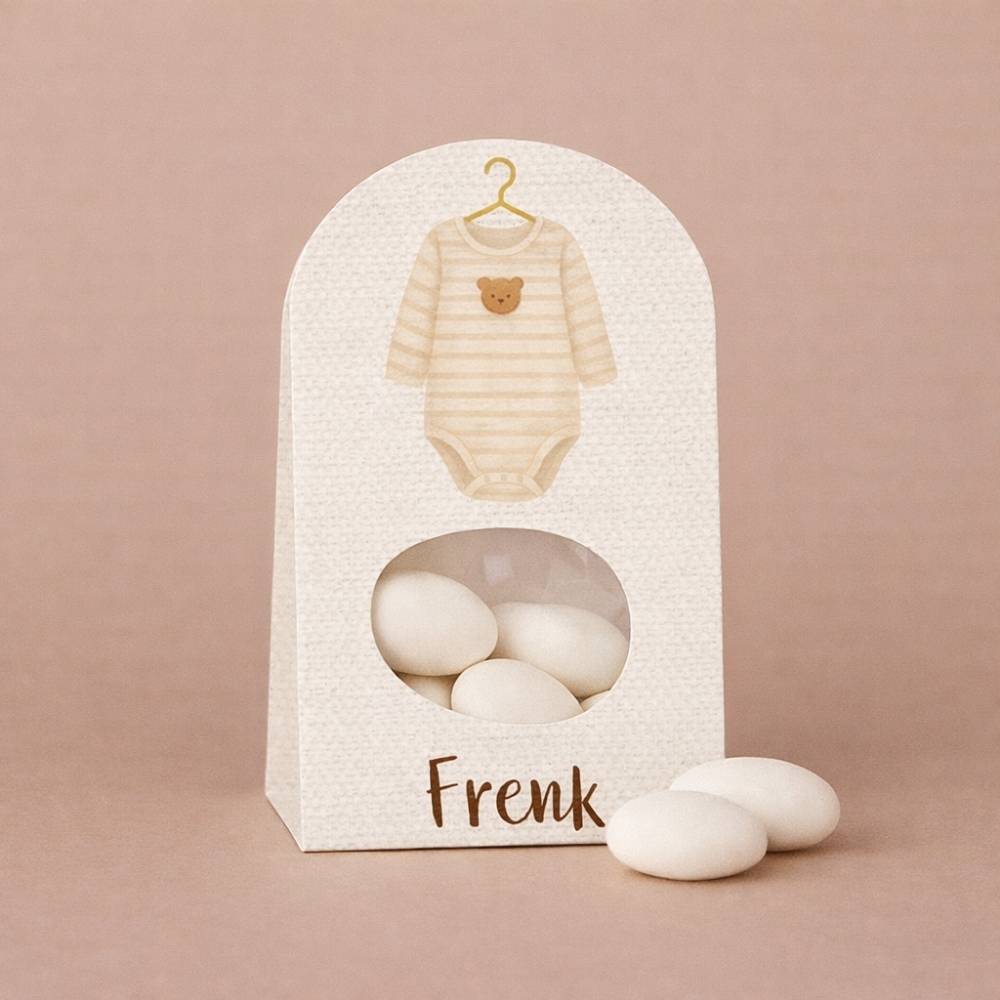 Doopsuiker wikkel romper beertje