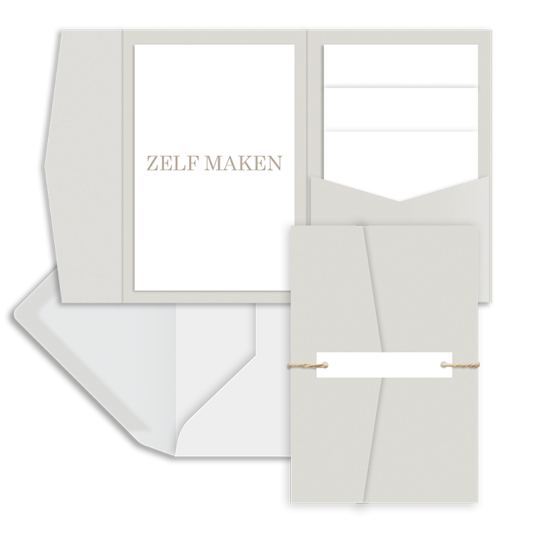 Pocketfold ontwerpen met 3 kaartjes in de pocket