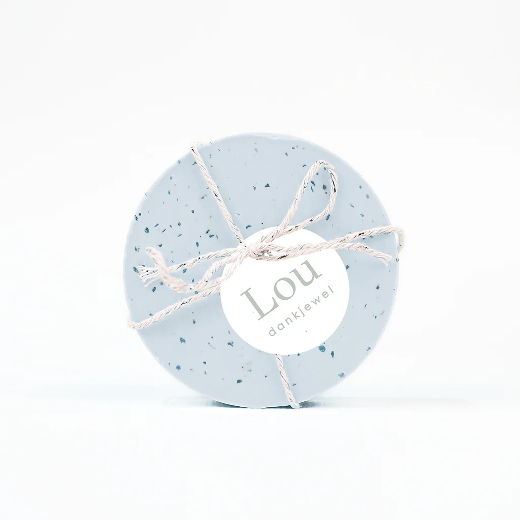 Doopsuiker label rond met groene tekst | 16 stuks