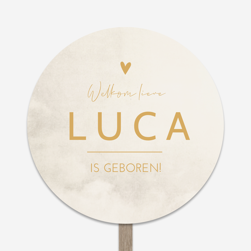 Tuinbord Rond Beige Dromerig Stijlvol