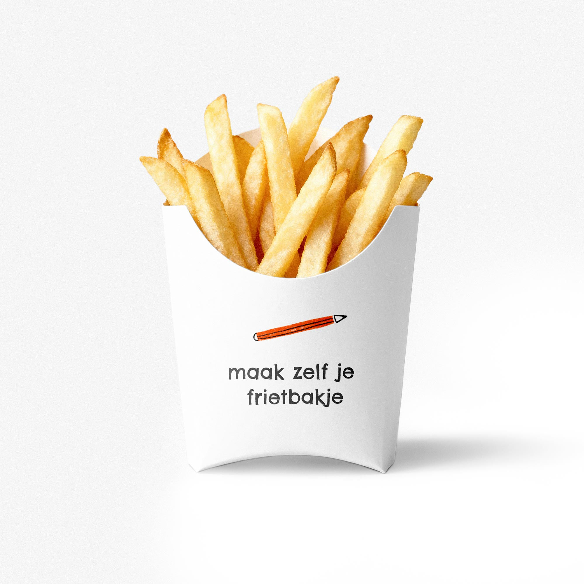 Maak zelf je frietbakje