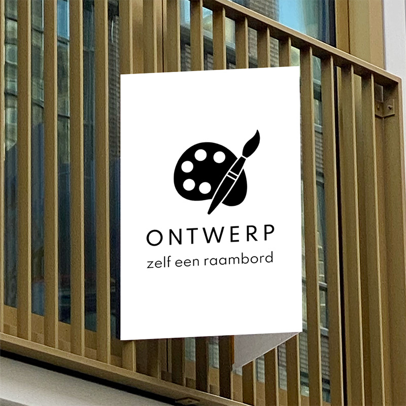 Ontwerp je eigen dubbele raambord 40x60 cm