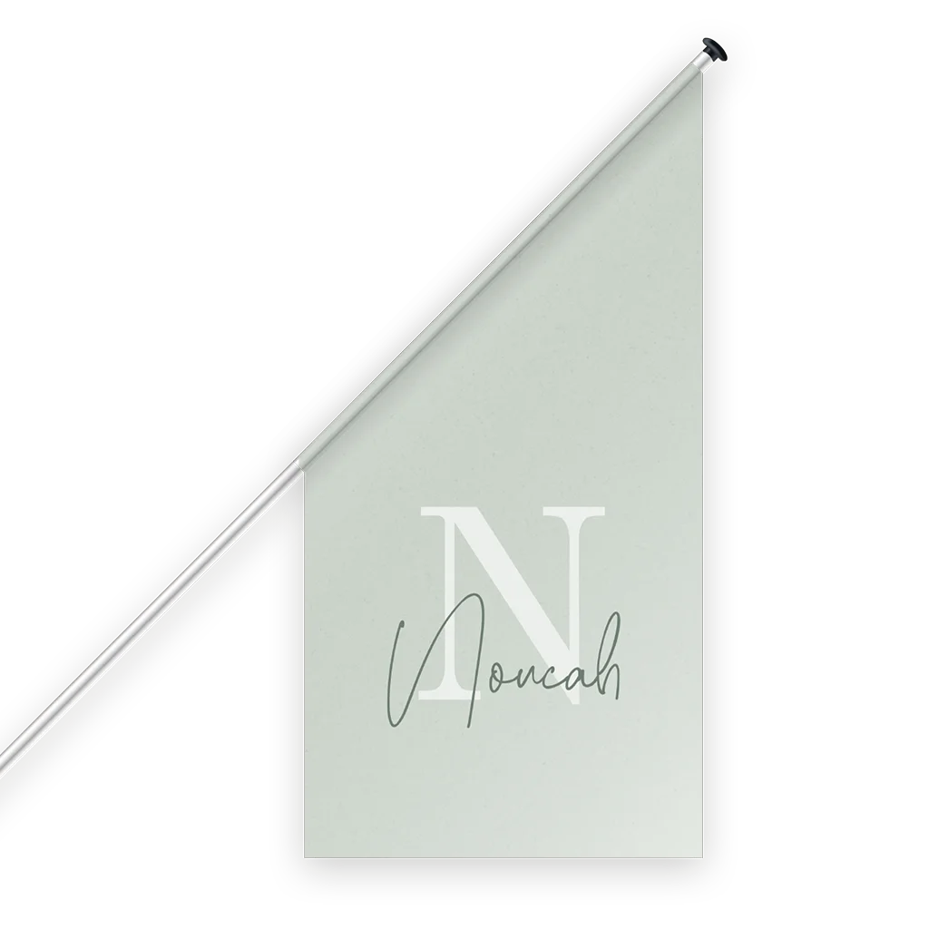 Geboortevlag met initiaal