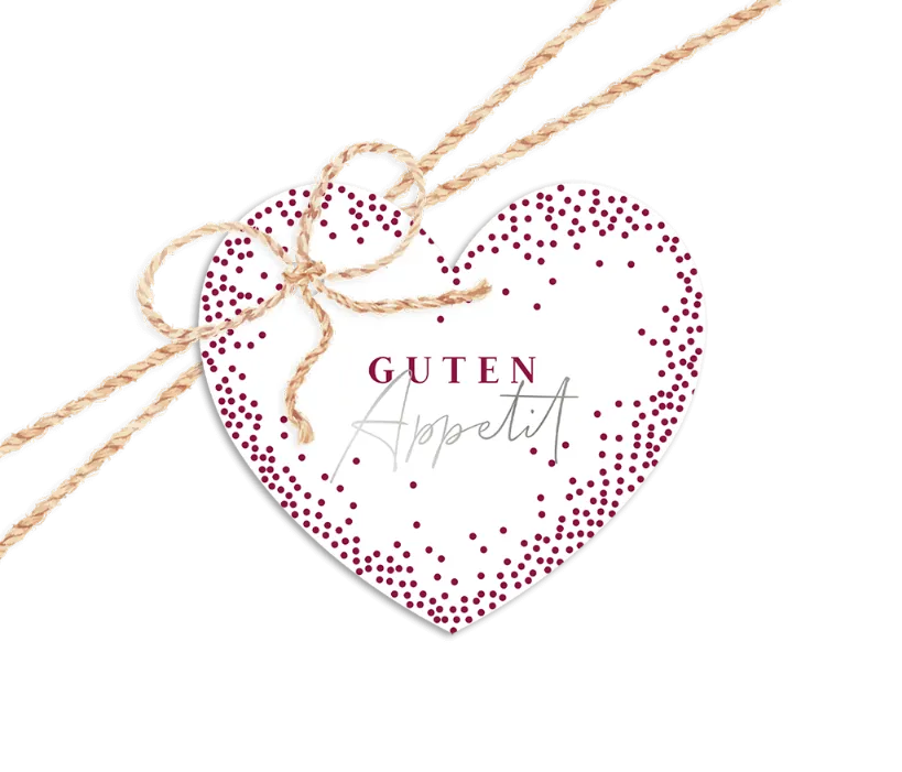 Anhänger Herz Beerentraum 16 Stück