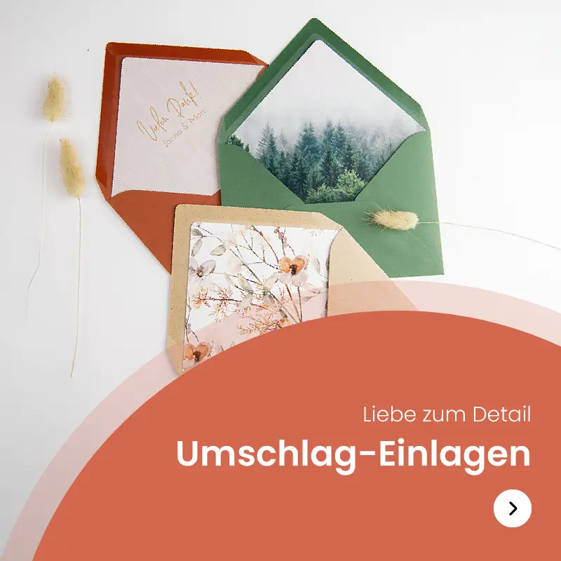 Umschlag-Einlage 12x18