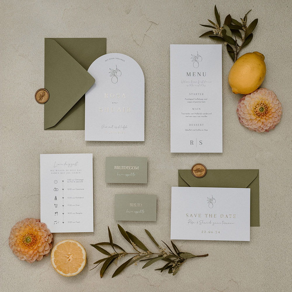 blanco trouwhuisstijl Italian vibes