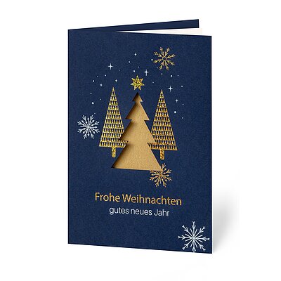 Funkelnde Weihnachtsbäume 67653