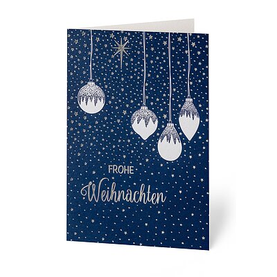 Verschneite Christbaumkugeln 67658