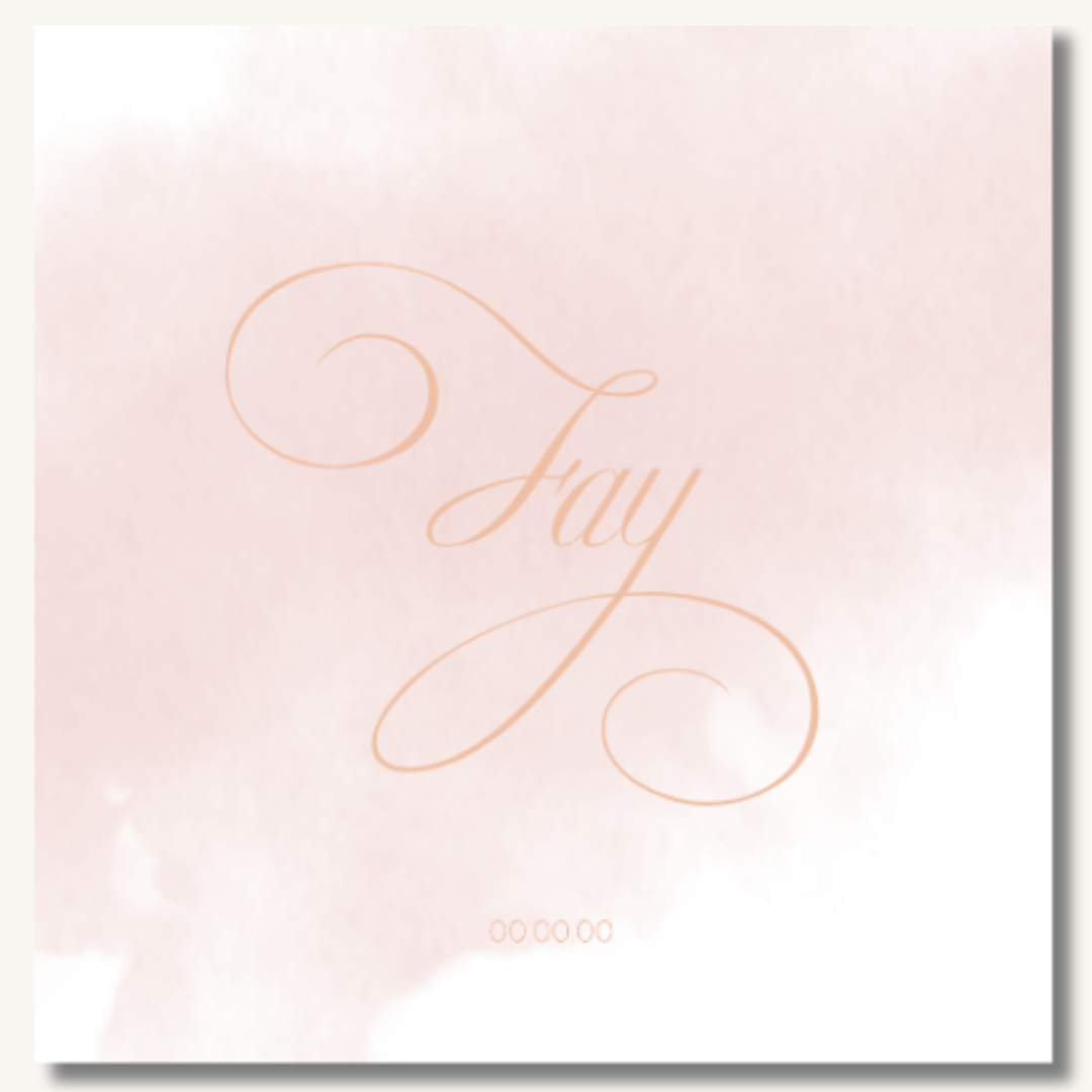 Kraambezoekboek vlek roze