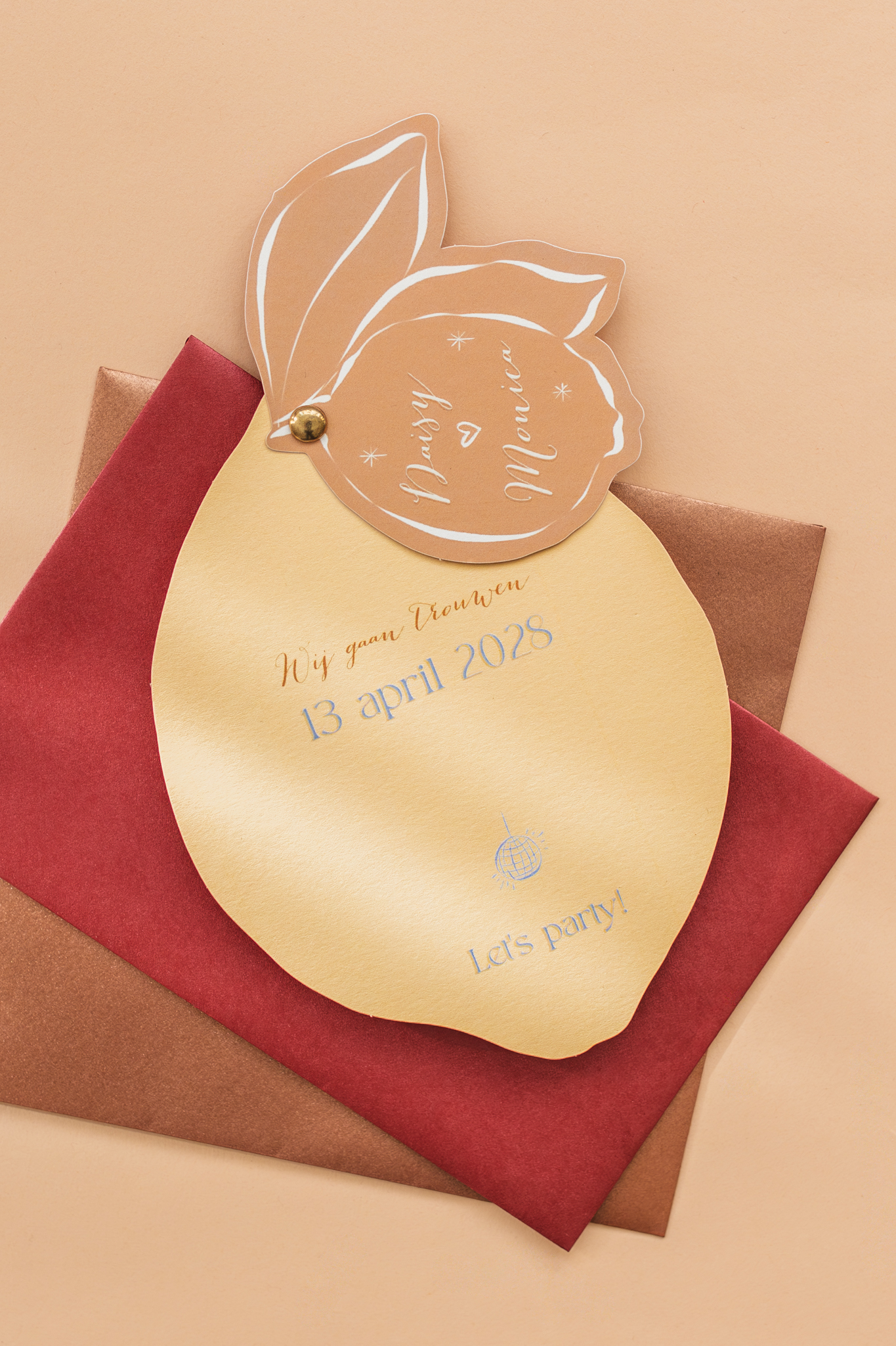 Trouwkaart citroenen