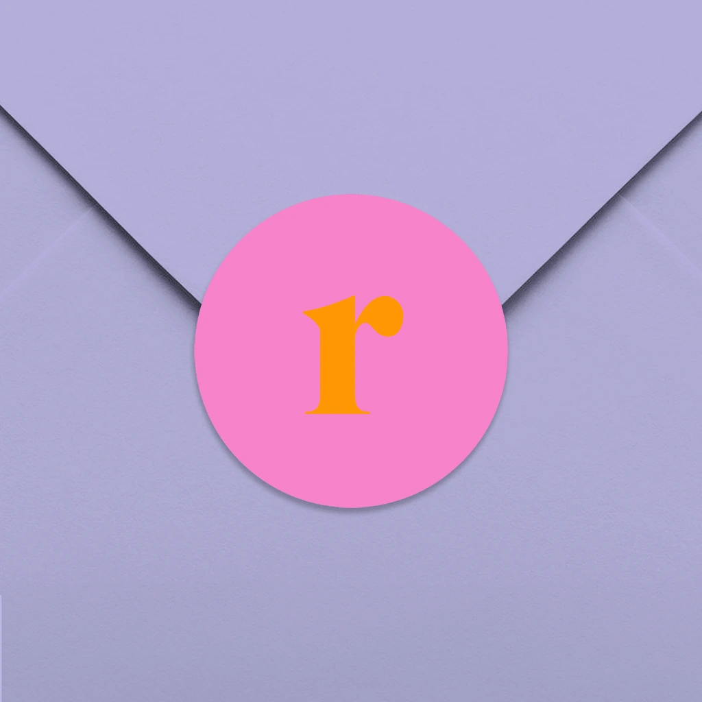 Colorblocking sluitsticker - per vel