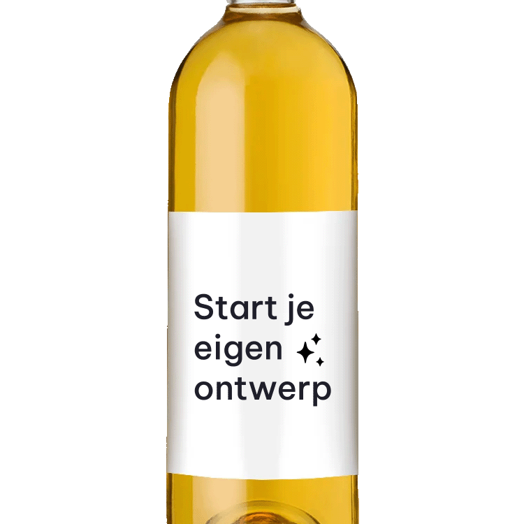 Wijnetiket zelf maken staand - per 5 stuks