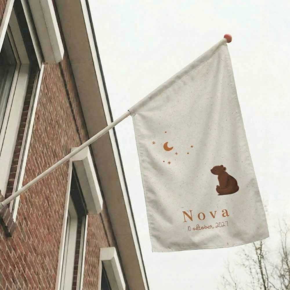 Geboortevlag beer sterren