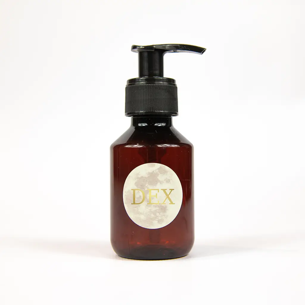 Naamsticker met maan en naam in goudfolie - per vel