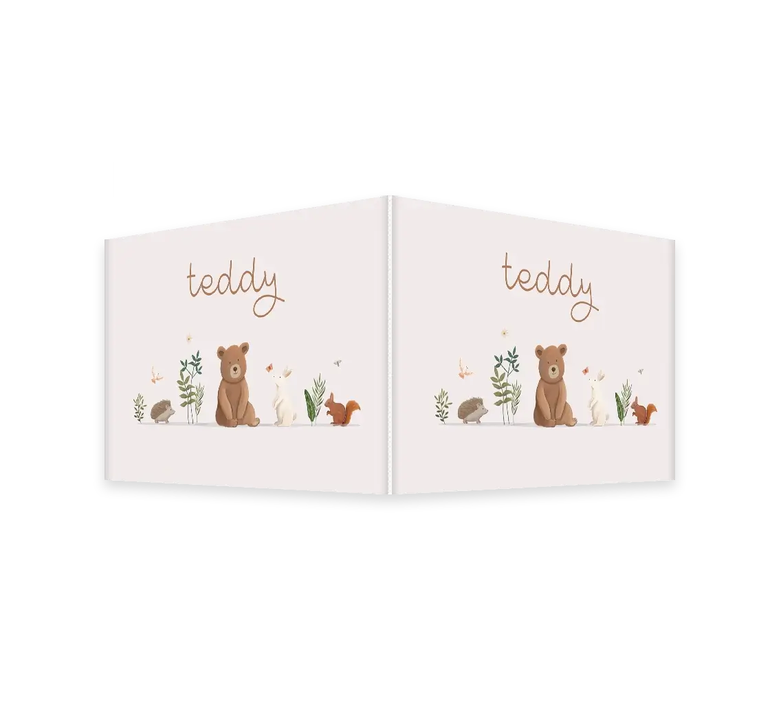 Raambord liggend met lieve bosdieren