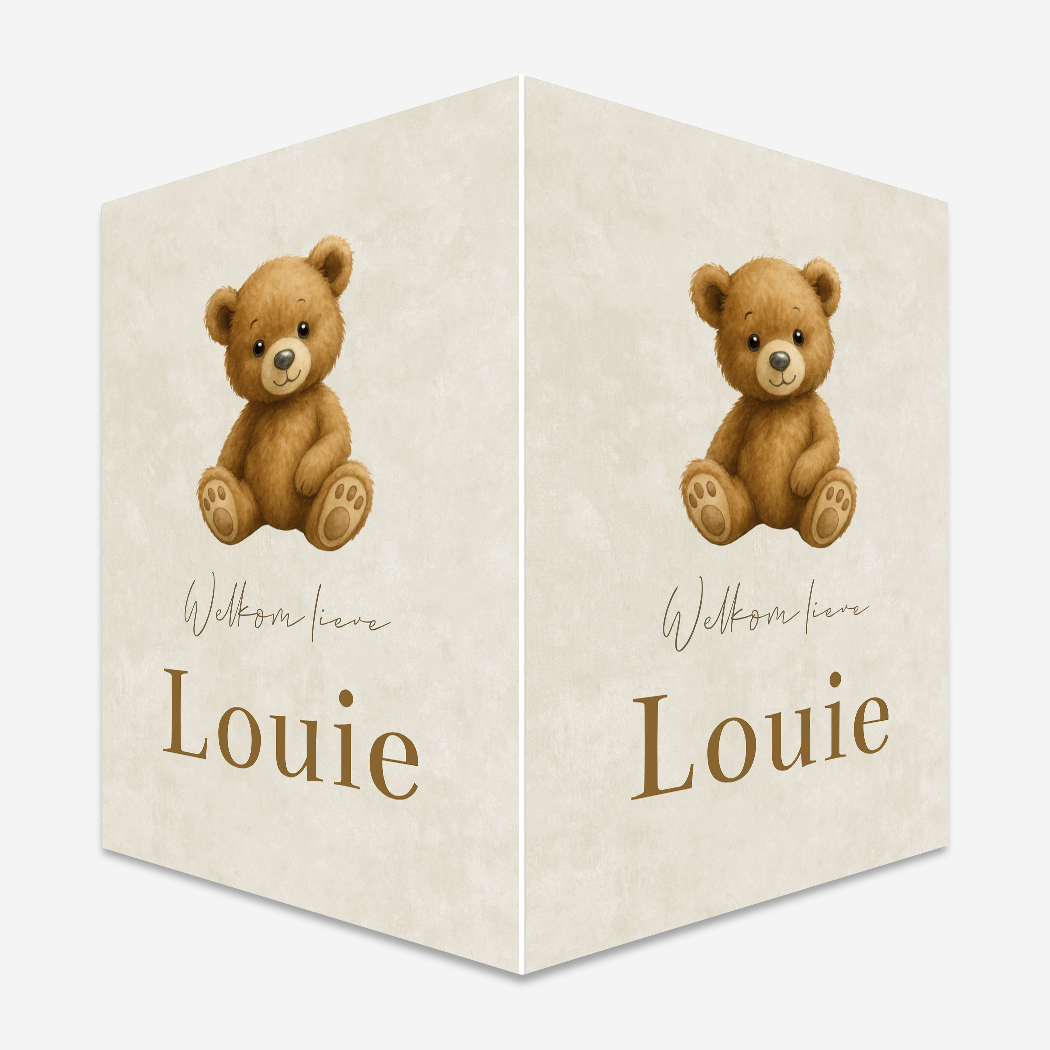 Raambord Teddybeertje Velvetlook