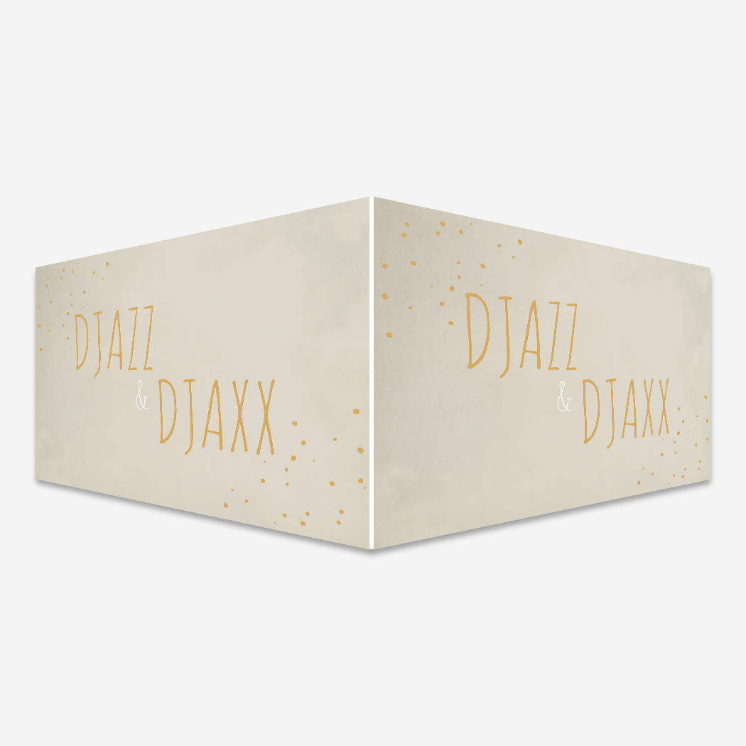 Geboortebord Tweeling Goudkleur