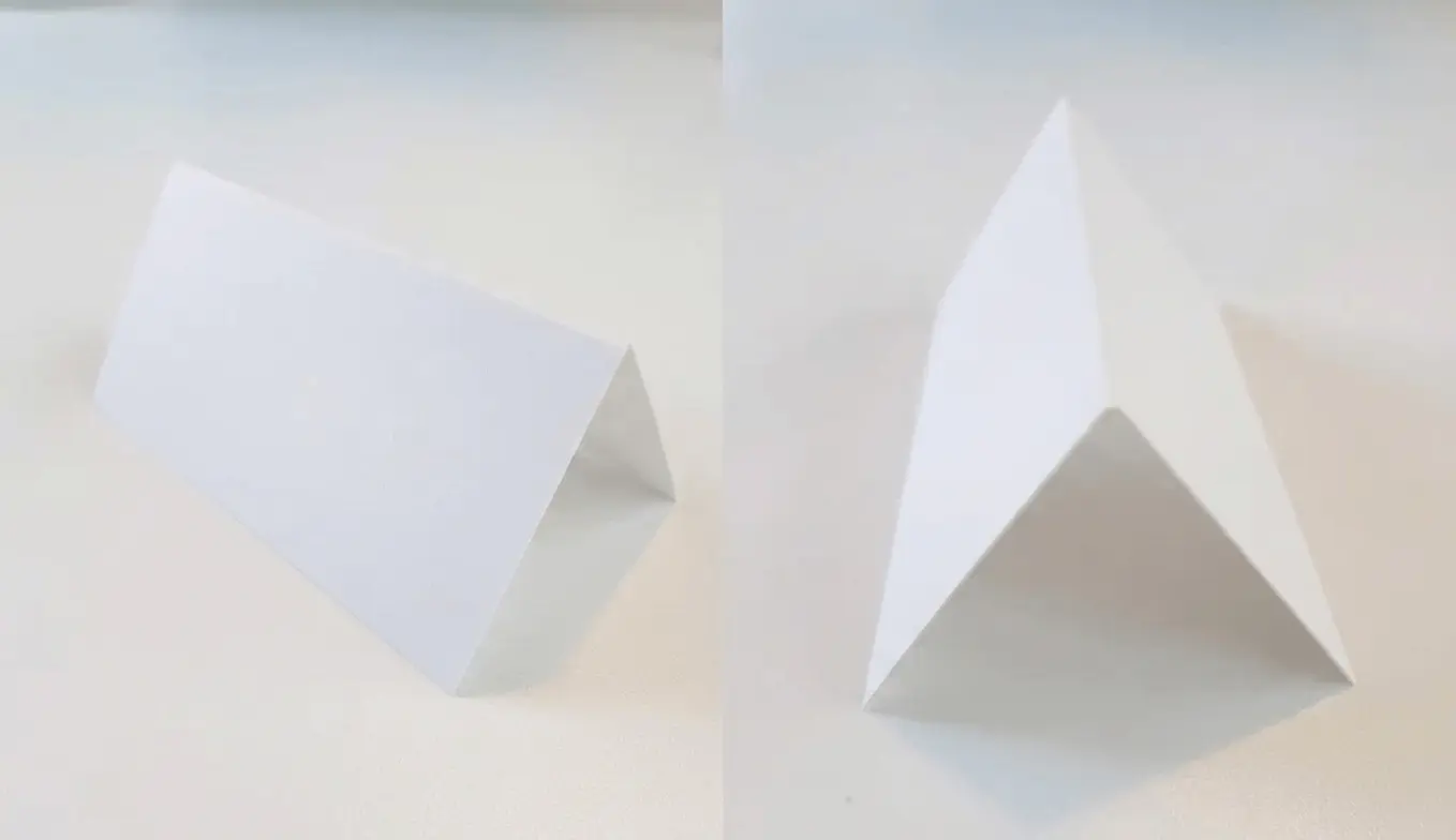 Naamkaartjes met ril - Set van 15 stuks