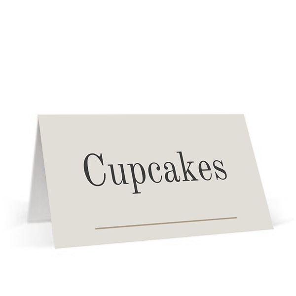 Klassieke bordjes voor bij het buffet