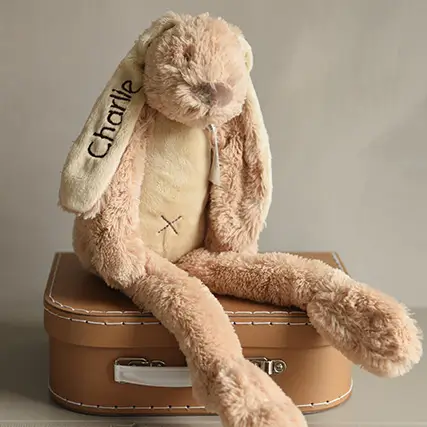 Happy Horse knuffel Richie beige met naam