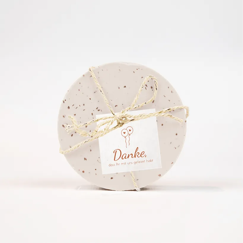 Geschenkanhänger 40x40mm quadratisch 16 Stück