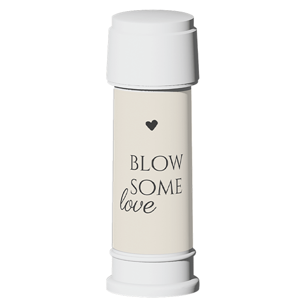 Sticker bellenblaas bruiloft 