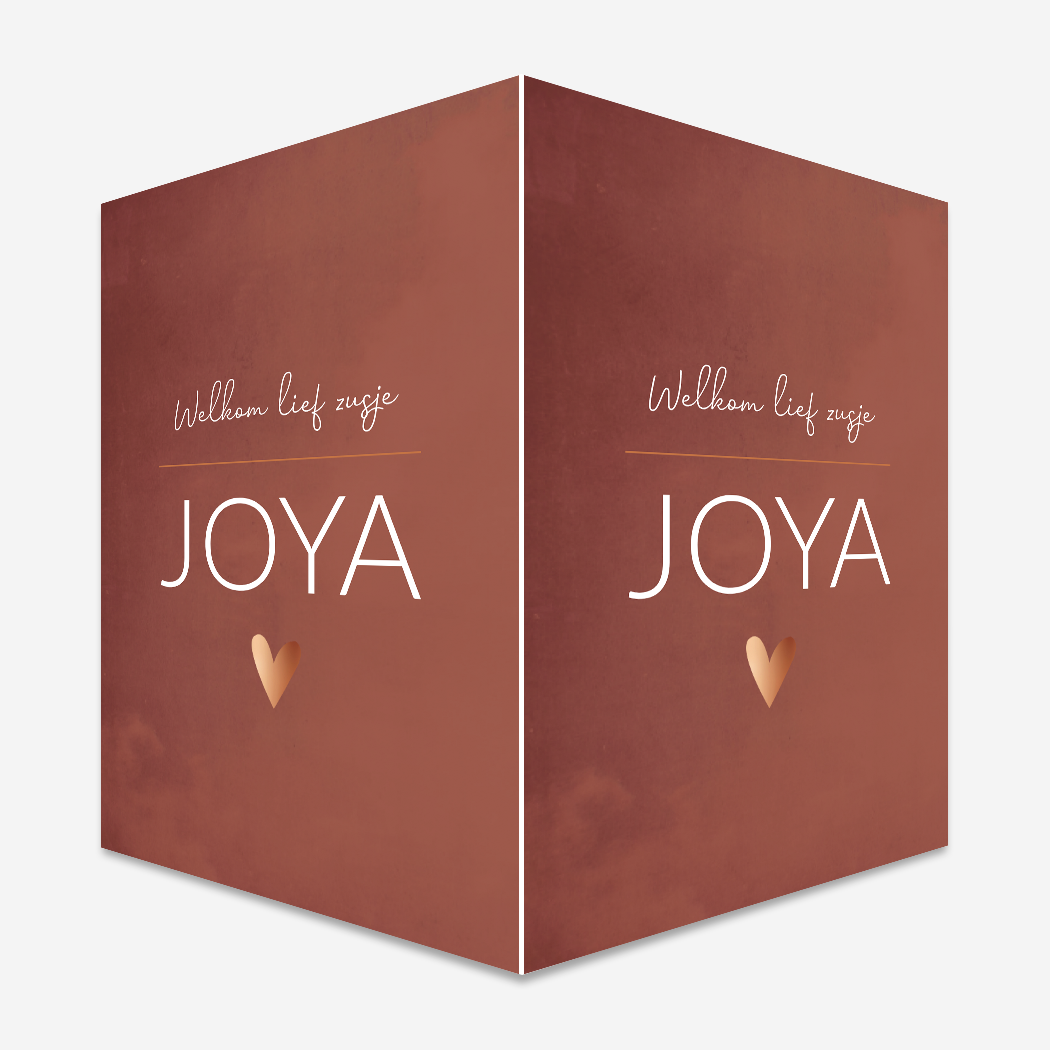 Raambord Modern Roestrood Hartje