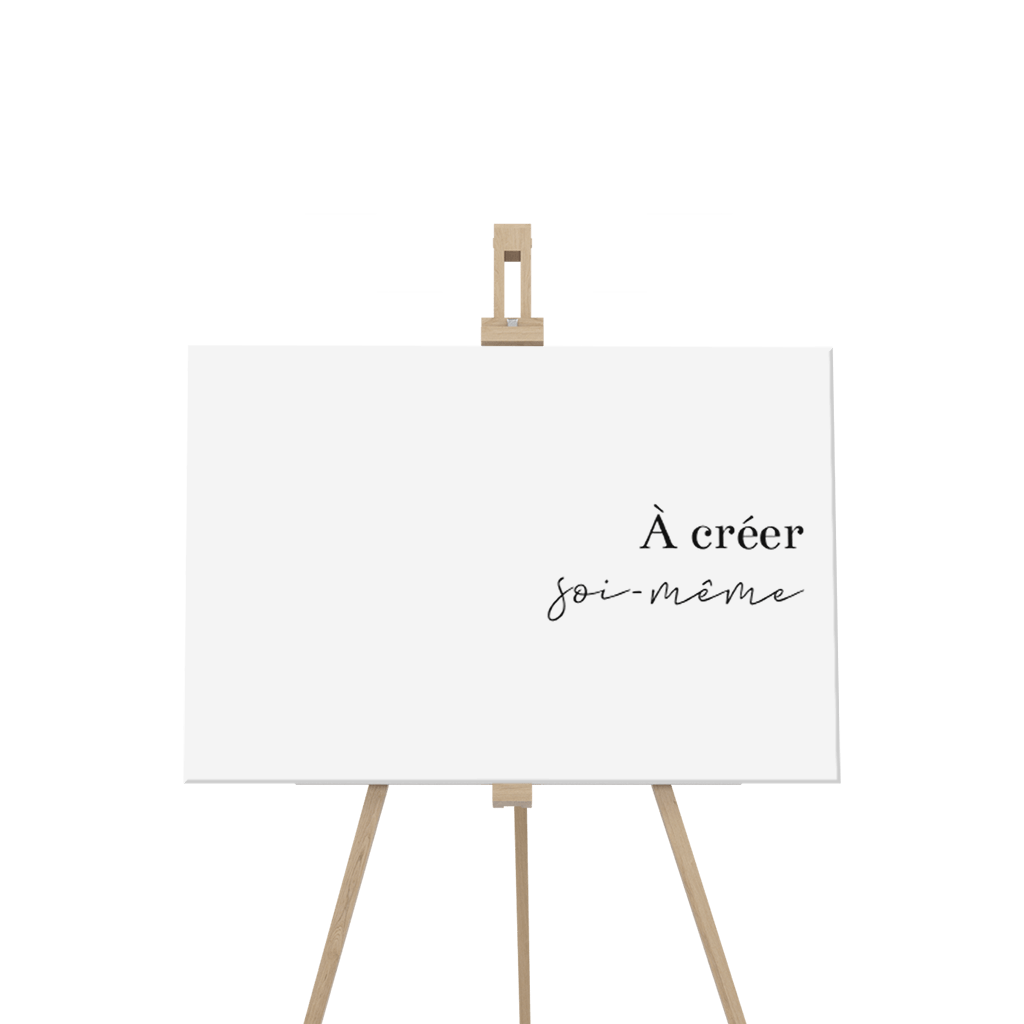 Panneau de plan de table à personnaliser - 60x40cm