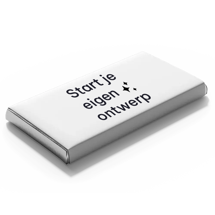 Chocoladereep met eigen wikkel zelf maken