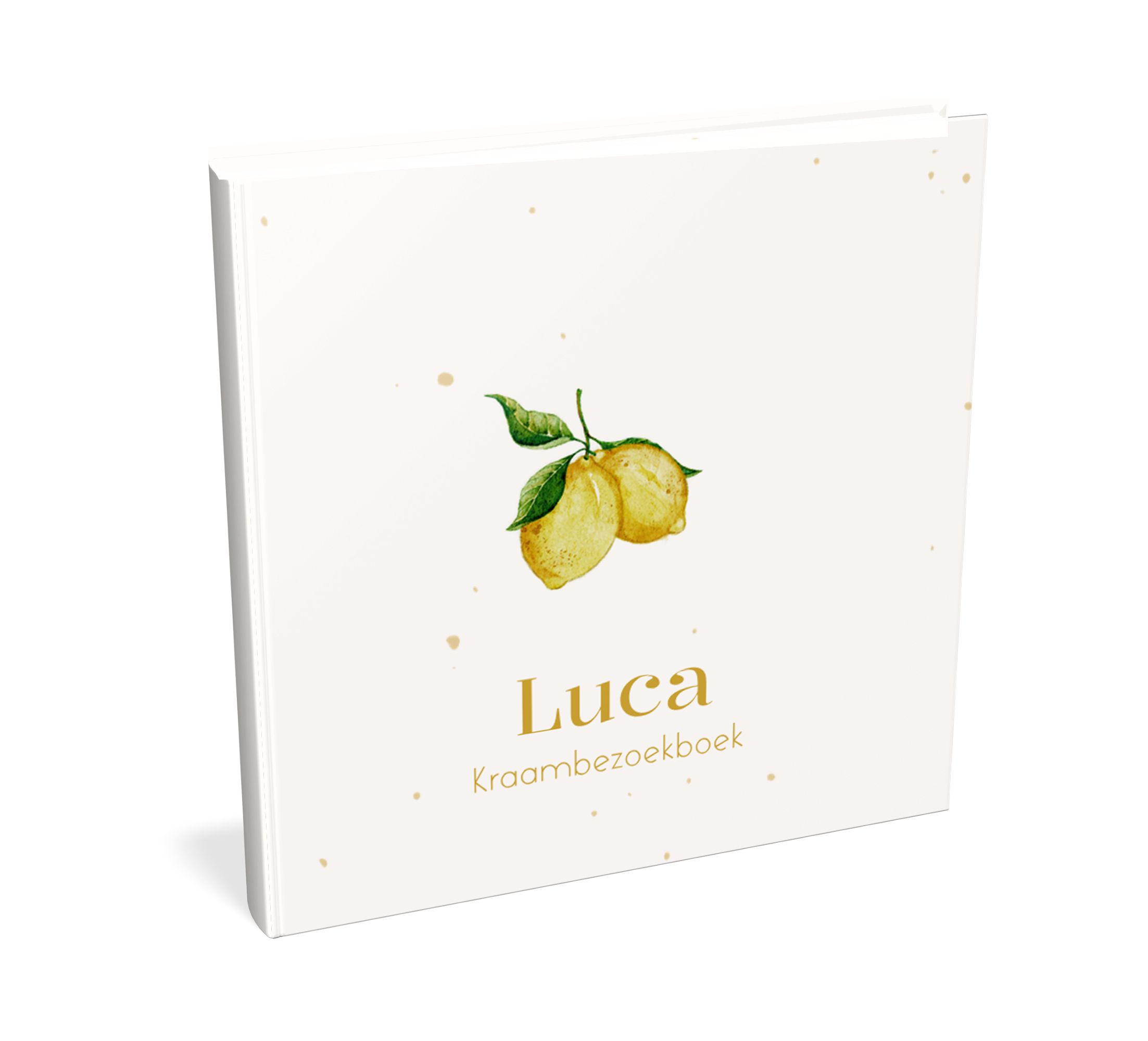 Kraambezoekboek met citroenen