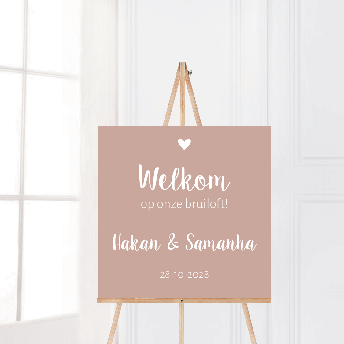 Bruiloftbord vierkant