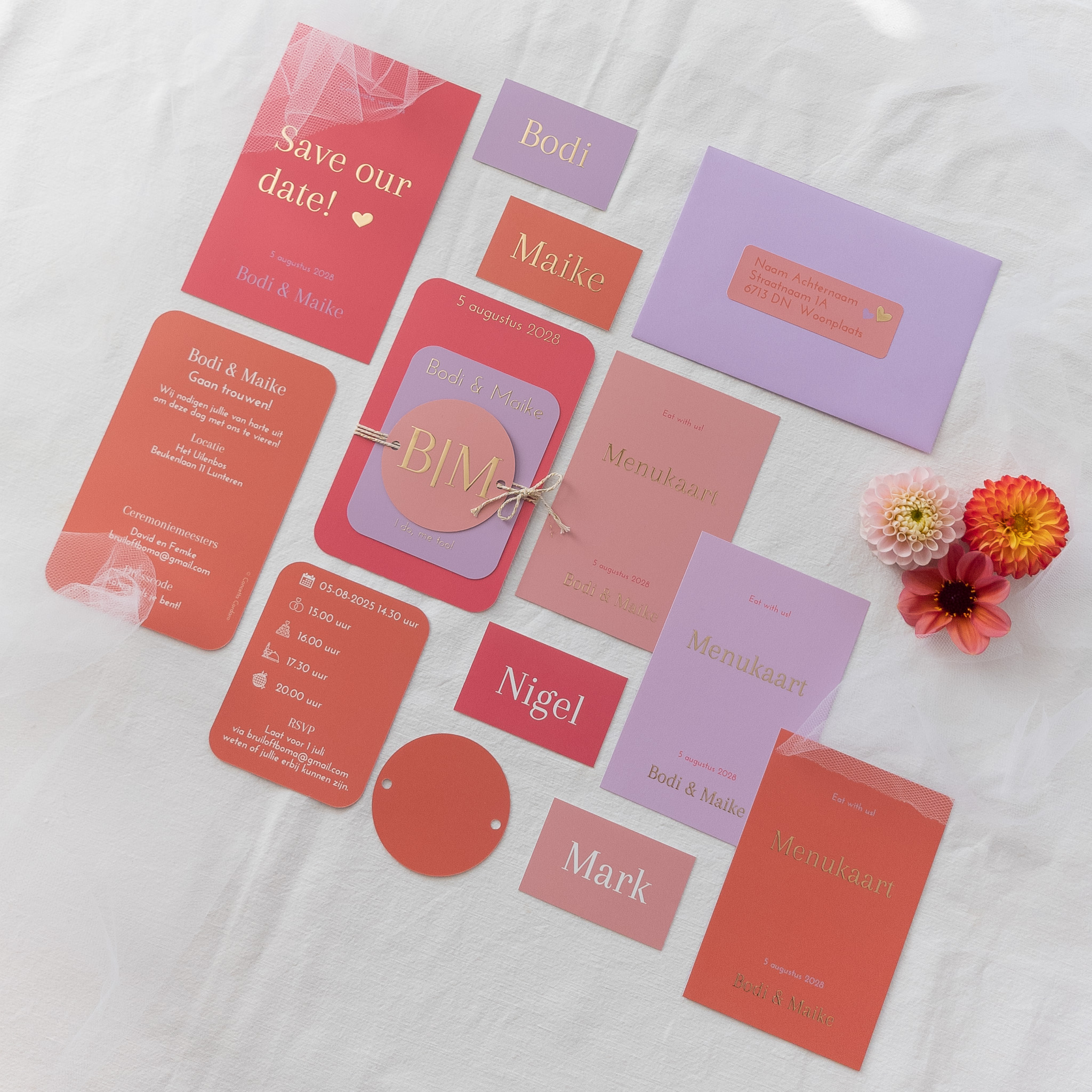 Colorfully yours trouw huisstijl