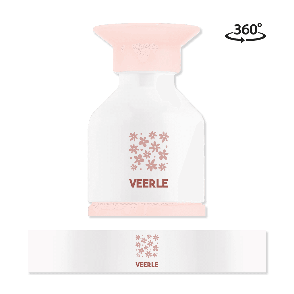 Dopper steel MINI met bloemetjes en naam