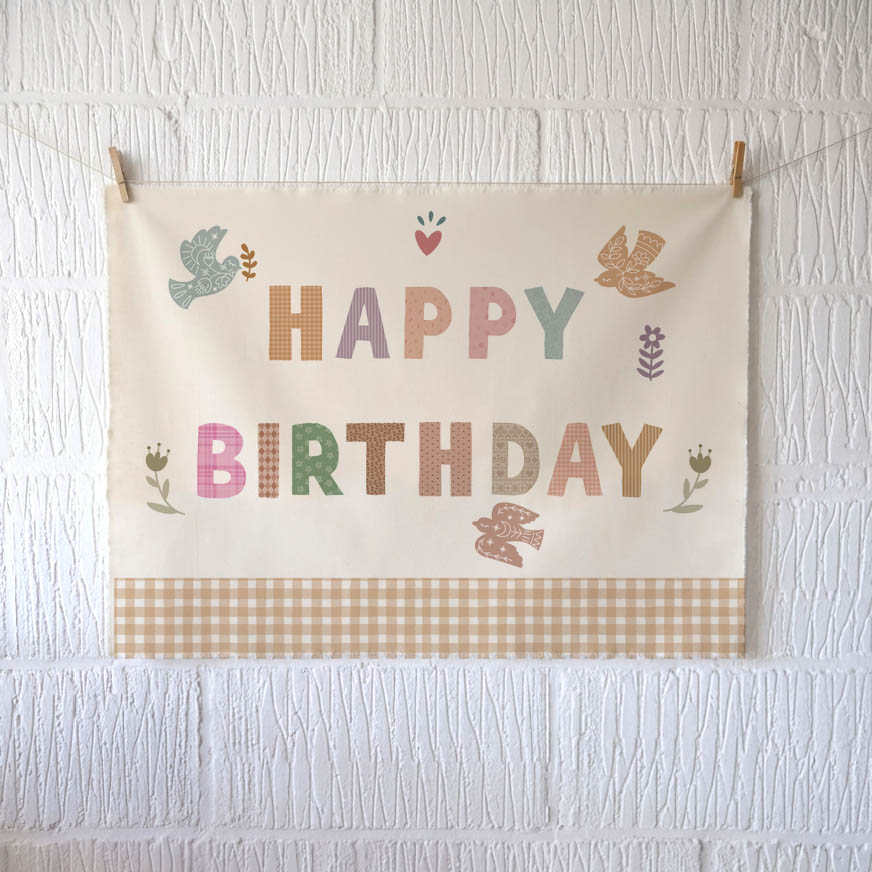 KLEURRIJKE POSTER KATOEN KINDERKAMER