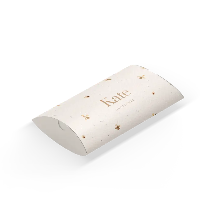 Gondeldoosje met droogbloemen voor een meisje