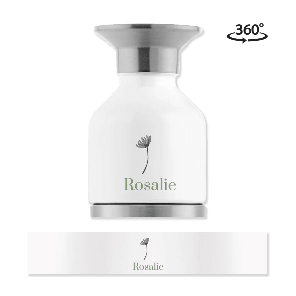 Dopper steel MINI met naam en takje