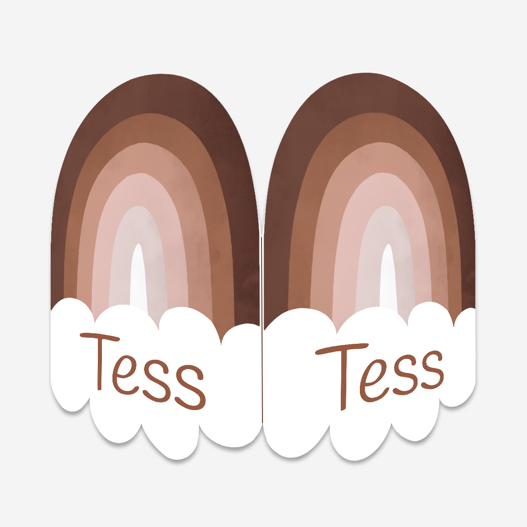 Raambord Wolk Regenboog Roze