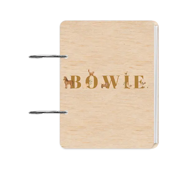 Bewaarbundel geboortekaartjes met vrolijke boerderijdieren