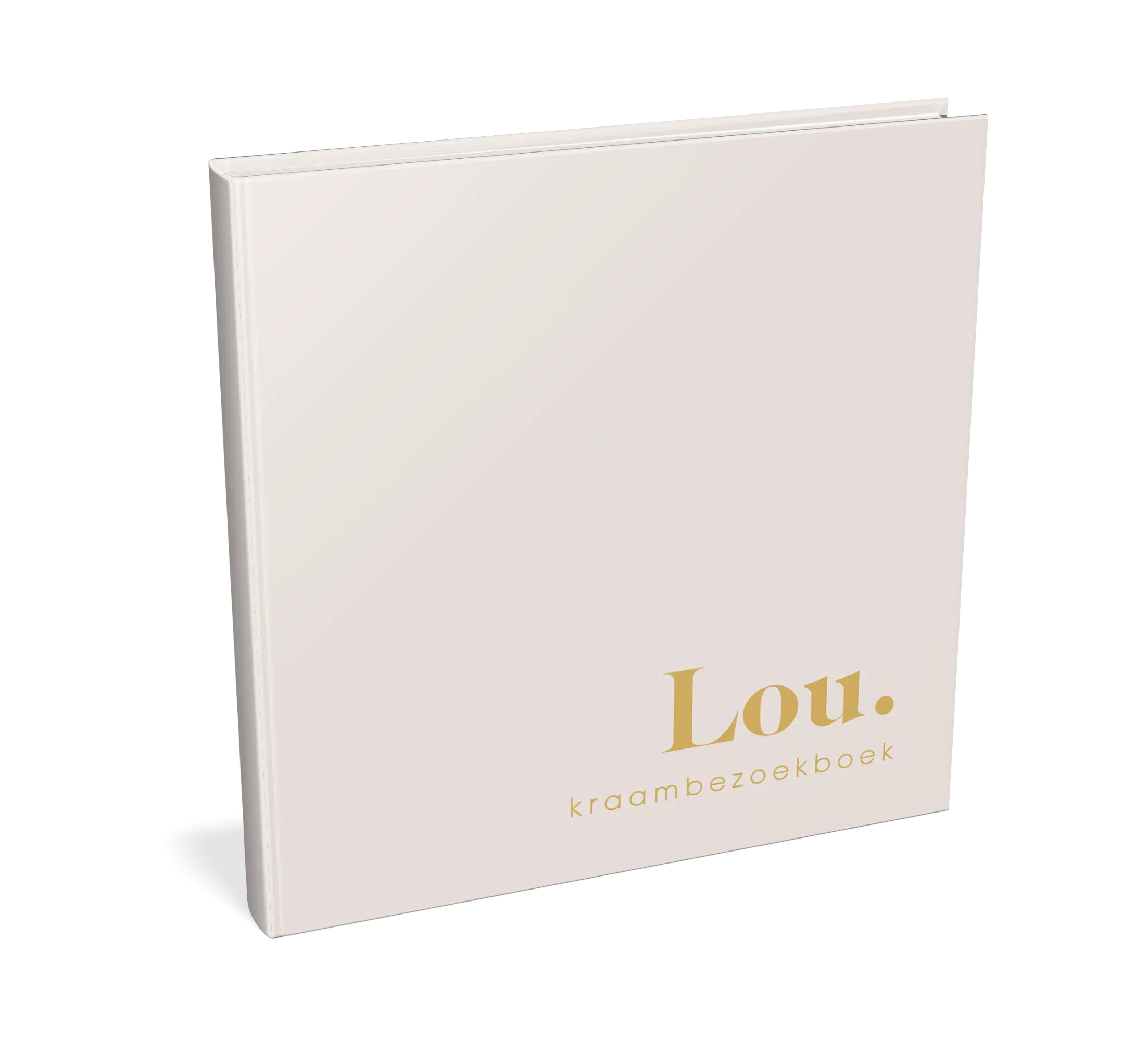 Unisex kraambezoekboek met minimalistisch ontwerp - met invulpagina's