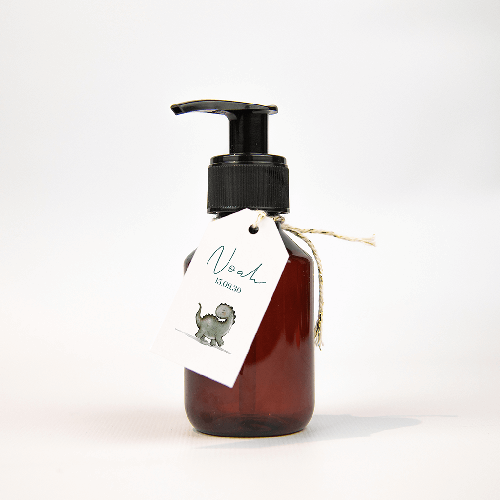 Lief labeltje met baby dino - 18 stuks