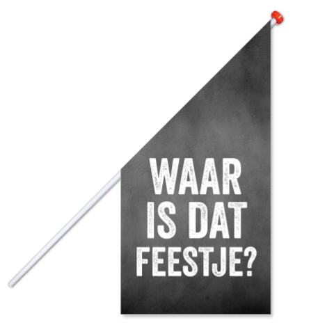 Vlag waar is dat feestje