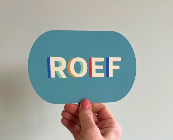 Geboortekaartje stans 3D letters