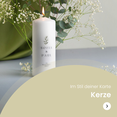 Promo Hochzeitskerzen